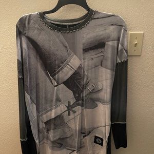 Western Boots Long Sleeve Tunic